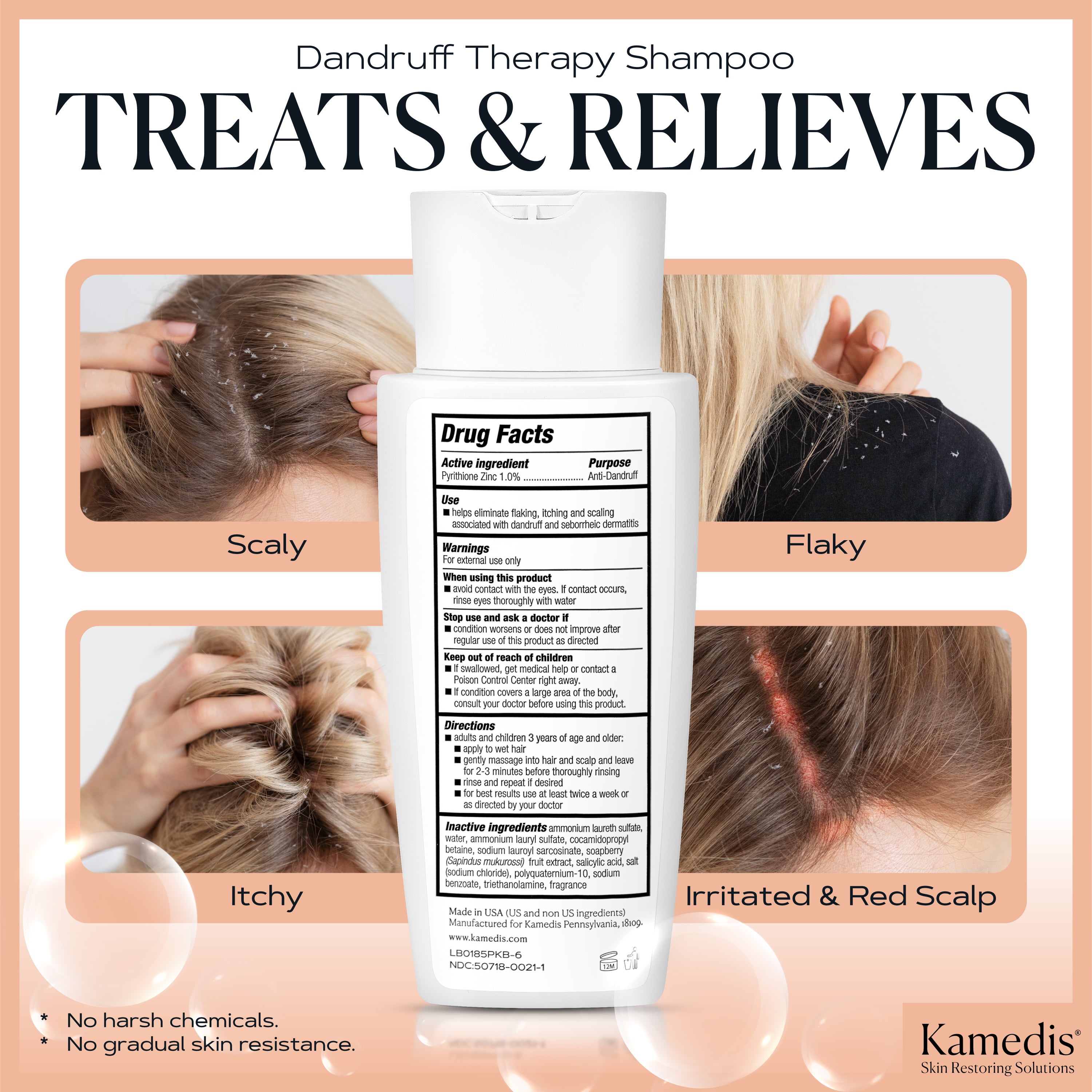 3 Anti Dandruff Shampoo Saving pack